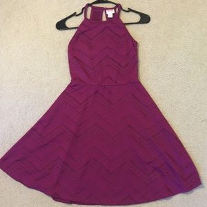 Purple Halter Dress